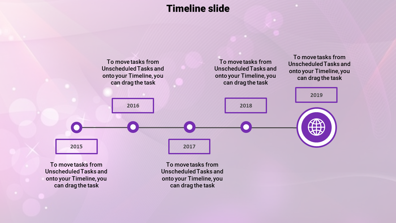 Creative Timeline Slide Template